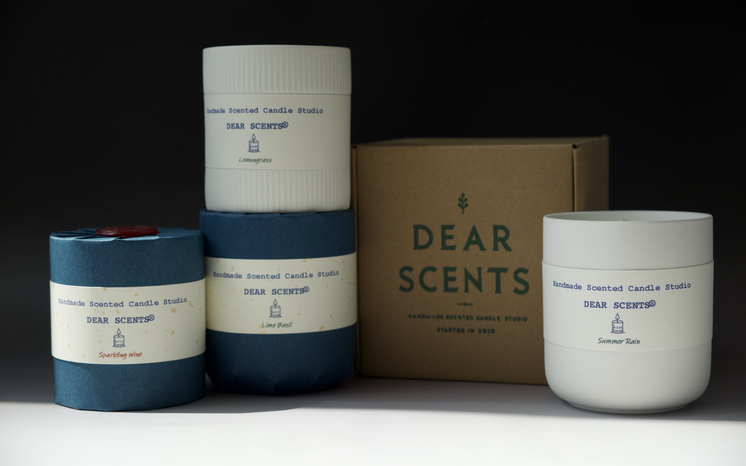 DEAR SCENTS 香薰蜡烛与包装