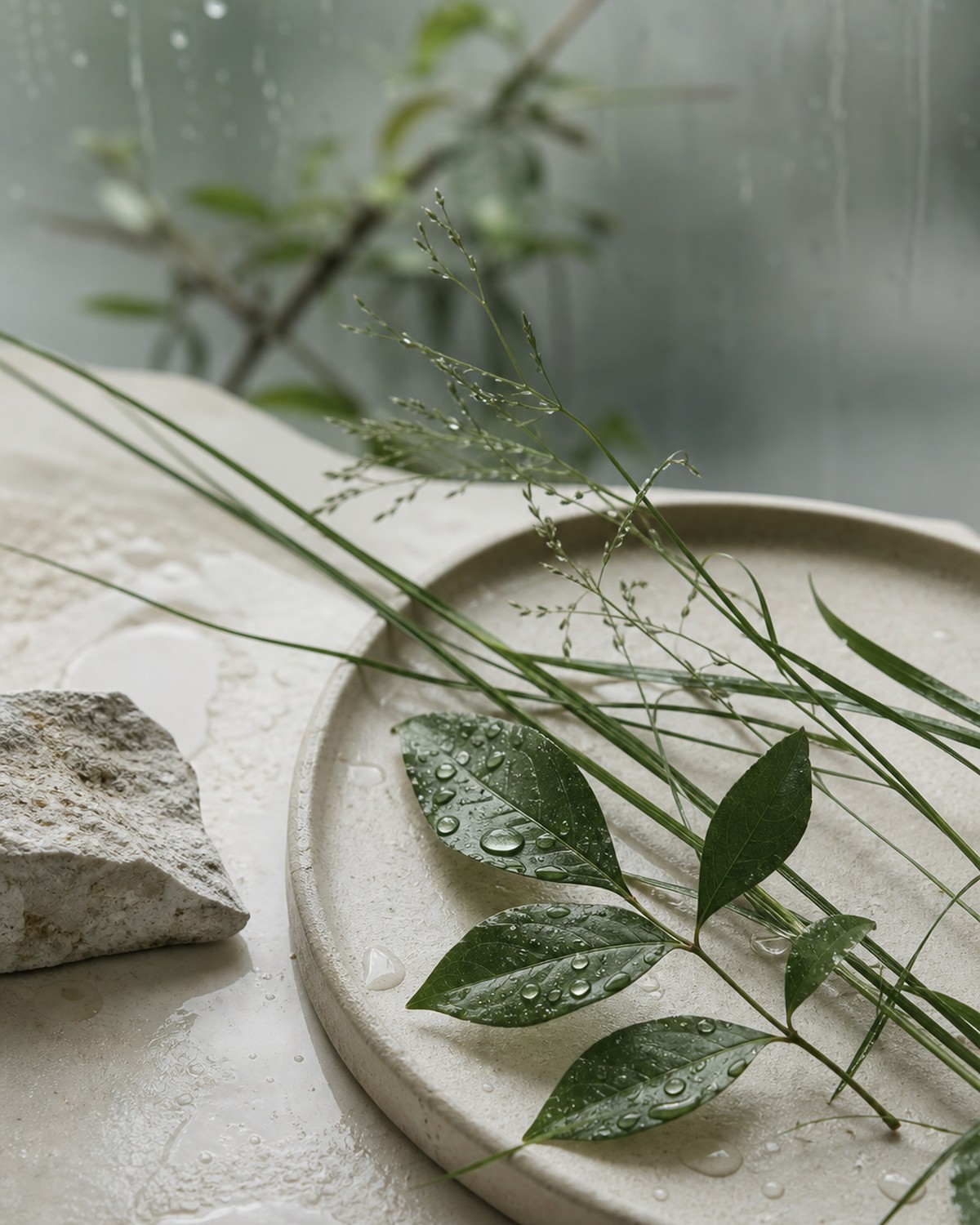 夏雨香型的自然灵感图